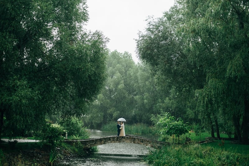 Woodland Wedding Couple